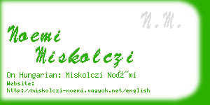 noemi miskolczi business card